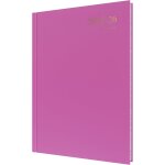 Agenda de rendez - vous journalier 12 mois avec couverture rigide format a4 rose foncé Agenda de rendez - vous journalier 12 mois avec couverture rigide format a4 rose foncé