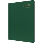 Agenda de rendez - vous journalier 12 mois avec couverture rigide vert format a4 Agenda de rendez - vous journalier 12 mois avec couverture rigide vert format a4