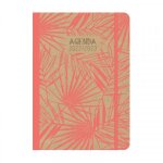 Agenda scolaire 2022 / 2023 12 x 17 cm kraft naturel et corail bouchut