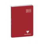 Agenda scolaire 2023 / 2024 forum work&after exacompta 10 x 15 cm rouge