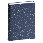 Agenda scolaire - 2024 / 2025 - 1 page par jour - bleu / or - 12x17cm - meline