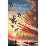 Agenda scolaire: 2025 - 2026: avion de chasse journalier (un jour une page) 12x17 cm format standard ...
