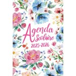 Agenda scolaire 2025 2026 fille garcon: fleurs rose souple pratique avec beaucoup d'espace pour noter ...
