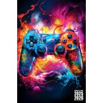 Agenda scolaire 2025 - 2026 gamer: fun jeux vido foot gamer pratique avec beaucoup d'espace pour noter ...