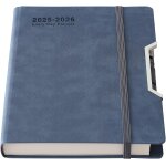 Agenda scolaire 2025 - 2026 2025 - 2026, jour par page, couverture rigide, organis� de juillet 2025 a ...