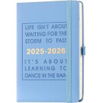 Agenda scolaire 2025 - 2026, planificateur quotidien 25 / 26 pages par jour, milieu d'anne de juin 2025 ...