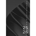 Agenda scolaire noir 2025 2026: planificateur a5 2 jours par page pour elves du primaire au lyce en ...
