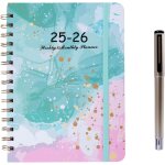 Agenda scolaire semainier 2025 - 2026 - a5 - ao�t 2025 a juillet 2026 - avec stylo plume - 140 pages ...