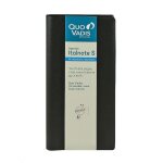 Agenda semainier 2024 italnote s - 8, 8 x 17 cm - noir - quo vadis
