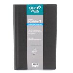 Agenda semainier 2025 ministre s - 16 x 24 cm - noir - quo vadis