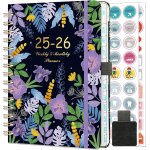 Agenda semainier 2025 2026 spirale - a5 planner (juillet 2025 - juin 2026) - 12 mois agenda scolaire ...