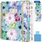 Agenda semainier 2025 2026 spirale - a5 agenda scolaire (juillet 2025 - juin 2026) - 12 mois planner ...