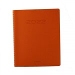 Agenda semainier 2025 timing calvi - 17, 1 x 22 cm - orange - brepols