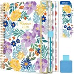 Agenda semainier 2026 spirale - a5 planner (janvier - d�cembre 2026) - agenda scolaire avec boucle de ...