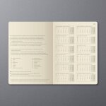 Agenda semainier et carnet 2024 / 2025, a5, couverture rigide, noir - conceptum Agenda semainier et carnet 2024 / 2025, a5, couverture rigide, noir - conceptum