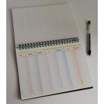 Agenda semainier sans date, spirale, planner planificateur hebdomadaire format a5 21 x 15 cm perpétuelle ... Agenda semainier sans date, spirale, planner planificateur hebdomadaire format a5 21 x 15 cm perpétuelle ...