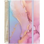 Agenda a spiralecollection 2025 1 jour par page janvier 2025 a dcembre 2025 (12 mois) goldy espagnol ...