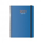 Agenda syncro semainier 15 x 21 cm dohe bleu