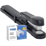 Agrafeuse - long bras - agrafes 26 / 6mm - noir - inclus 5000 agrafes - rapesco