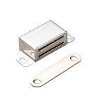 Aimant porte placard adhesif loqueteaux magntiques 10 pices argent