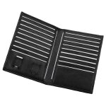 Alassio etui de cartes de visite / cr�dit, cuir, noir