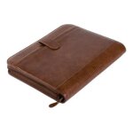 Alassio viterbo - etui avec fermeture eclair pour documents - synth�tique - brun