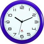 Alba hornew p quartz horloge silencieuse prune 30 x 5, 5 x 30 cm Alba hornew p quartz horloge silencieuse prune 30 x 5, 5 x 30 cm