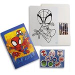 Album d'activit�s coloriage spidey marvel