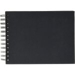 Album a personnaliser - noir - 21 x 16 cm - spirale - papier epais - clairefontaine