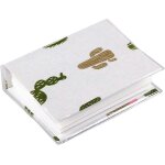 Album photo 100 pochettes - format 10x15 cm - protection plastique - design cactus - tissu