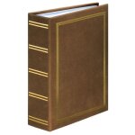 Album photo a pochettes  londres , pour 100 photos 13 x 18 cm, marron