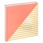 Albums photos traditionnels fantaisie  walther  pour 100 photos 10x15 cm - rose - l 26 x l 25 cm