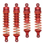 Amortisseurs avant et arri�re en m�tal, 4 pi�ces, pour voiture traxxas slash, bruiteur stampede hoss ...