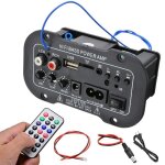 Amplificateur numérique stéréo avec télécommande pour lecteur de carte u disque tf, 5 pouces, 220v, bluetooth, ... Amplificateur numérique stéréo avec télécommande pour lecteur de carte u disque tf, 5 pouces, 220v, bluetooth, ...