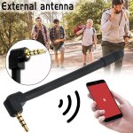 Amplificateur de signal d'antenne externe jack 3. 5mm pour t�l�phone portable, antenne 5dbi am�lior�e ...
