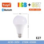 Ampoule led intelligente, 10w, compatible bluetooth, e27 / b22, rgbw, lampe a couleur changeante, rvb ...