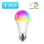 Ampoule led intelligente 10w rgb + cct, lampe de nuit a intensité variable, compatible bluetooth, synchronisat ... Ampoule led intelligente 10w rgb + cct, lampe de nuit a intensité variable, compatible bluetooth, synchronisat ...