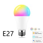 Ampoule led intelligente wi - fi e27 / e26 / b22, economie d'nergie, variateur, lampe de nuit rgb + ...