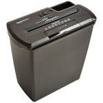 Andorra - shopbasics destructeur de documents 8 feuilles coupe droite avec destructeur de cd noir
