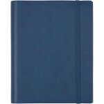 Andrea agenda semainier vertical en cuir ouvert 2026 de janvier 2026 a d�cembre 2026 (12 mois) noir catalan ...