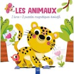 Les animaux - 1 livre + 3 puzzles magn�tiques evolutifs