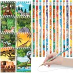 Animaux jungle cadeaux anniversaire enfants, animaux jungle set fournitures scolaires enfant avec 12 ...