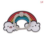 Anneau de tlphone portable rond et universel de dessin anim, support pliable pour airbag, pour iphone ...