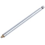 Antenne d'extension filet� externe, mod�le de voiture rc 5 argent 5 section 3 mm