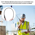 Antenne talkie - walkie na - 771 sma mle, double bande 144 / 430mhz na771 pour yaesu tyt th - uv8000d ...