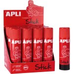 Apli 18965 - lot de 12 btons adhsifs de 21 g - colle en stick pour usage scolaire