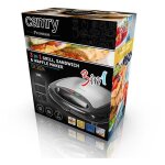 Appareil a croque - monsieur, gauffre, panini 3 en 1 camry cr3024 (noir