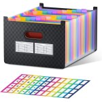 Apt - 26 pochettes trieur document, a4 trieur, trieur a soufflets classeur rangement, dessus ouvert et ... Apt - 26 pochettes trieur document, a4 trieur, trieur a soufflets classeur rangement, dessus ouvert et ...