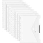 Apt - lot de 48 pochettes plastique a4, chemise plastique porte - documents avec fermeture auto - agrippante, ... Apt - lot de 48 pochettes plastique a4, chemise plastique porte - documents avec fermeture auto - agrippante, ...
