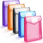 Apt - a4 pochette plastique, 5pcs enveloppe transparente chemise a bouton pression, porte - document ... Apt - a4 pochette plastique, 5pcs enveloppe transparente chemise a bouton pression, porte - document ...